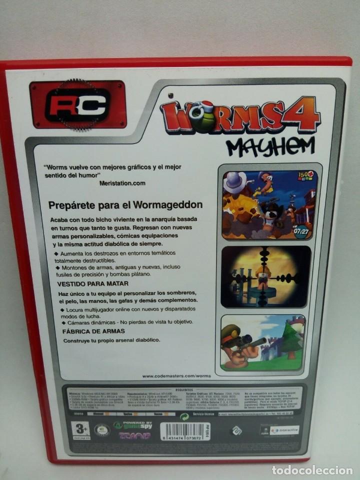 Videojuegos y consolas: WORMS 4 MAYHEM JUEGO de PC PAL - Foto 3