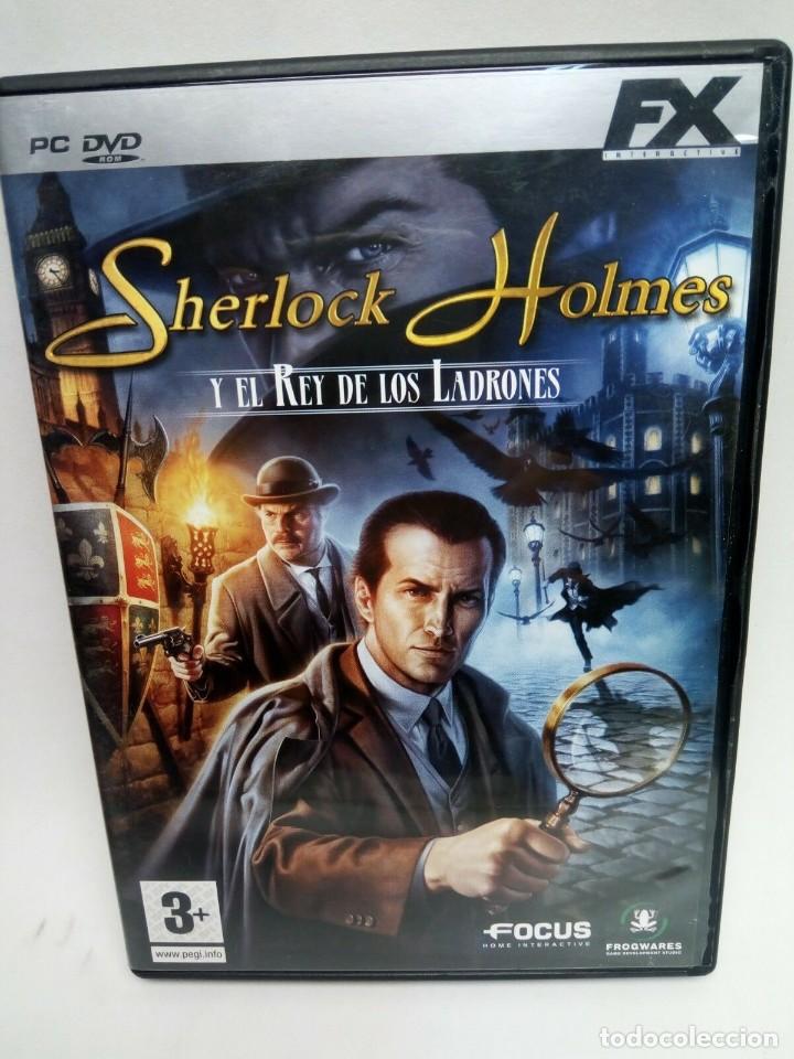 Videojuegos y consolas: SHERLOCK HOLMES Y EL REY DE LOS LADRONES JUEGO de PC PAL - Foto 1