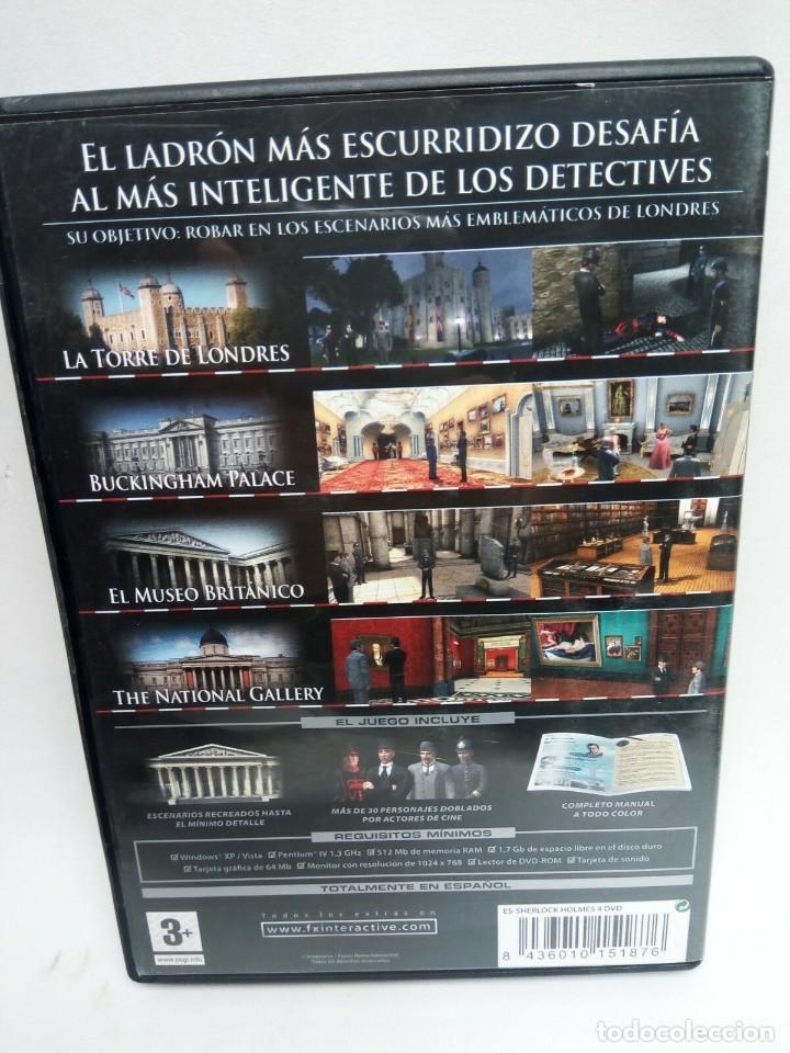 Videojuegos y consolas: SHERLOCK HOLMES Y EL REY DE LOS LADRONES JUEGO de PC PAL - Foto 2