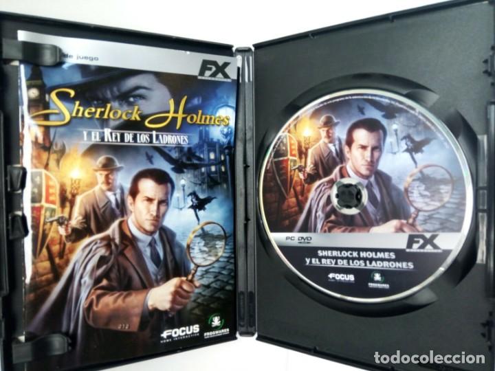 Videojuegos y consolas: SHERLOCK HOLMES Y EL REY DE LOS LADRONES JUEGO de PC PAL - Foto 3