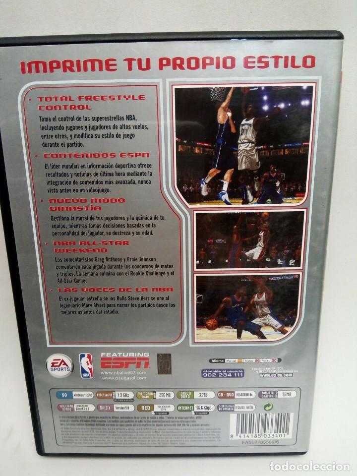 Videojuegos y consolas: NBA LIVE 07 JUEGO de PC PAL - Foto 2