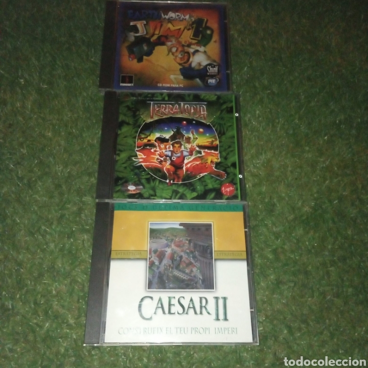 Videojuegos y consolas: 3 juegos para pc &rdquo;CAESAR 2-TERRATOPIA-EARTH WORM JIM 1 - Foto 1