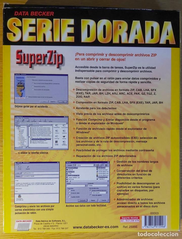 Videojuegos y consolas: Super ZIp - Data Becker Software PC - Foto 2