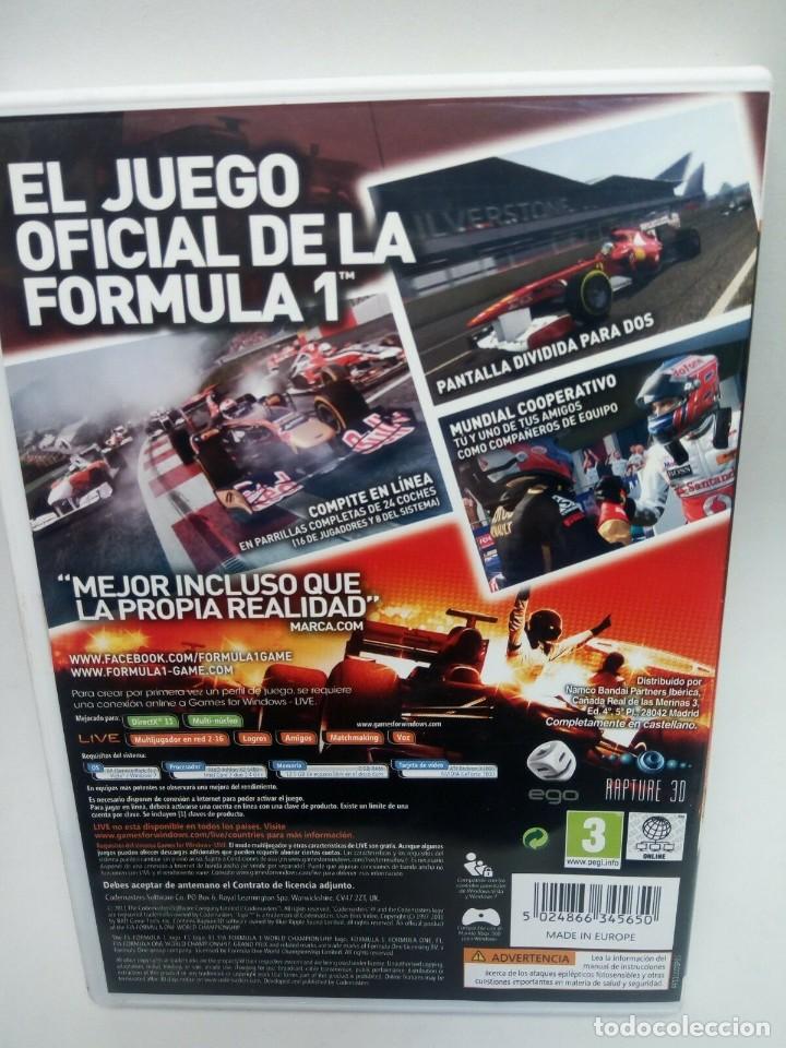 Videojuegos y consolas: F1 2011 JUEGO de PC DVD de UBISOFT - Foto 2