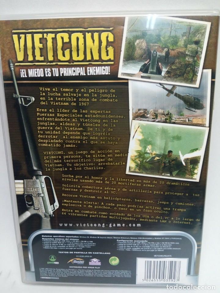 Videojuegos y consolas: VIETCONG de GATHERING JUEGO de PC PAL - Foto 3