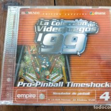 Videojuegos y Consolas: JUEGO DE PC PRO-PINBALL TIMESHOCK LA COLECCION DE VIDEOJUEGOS '99 SIMULADOR DE PINBALL 4