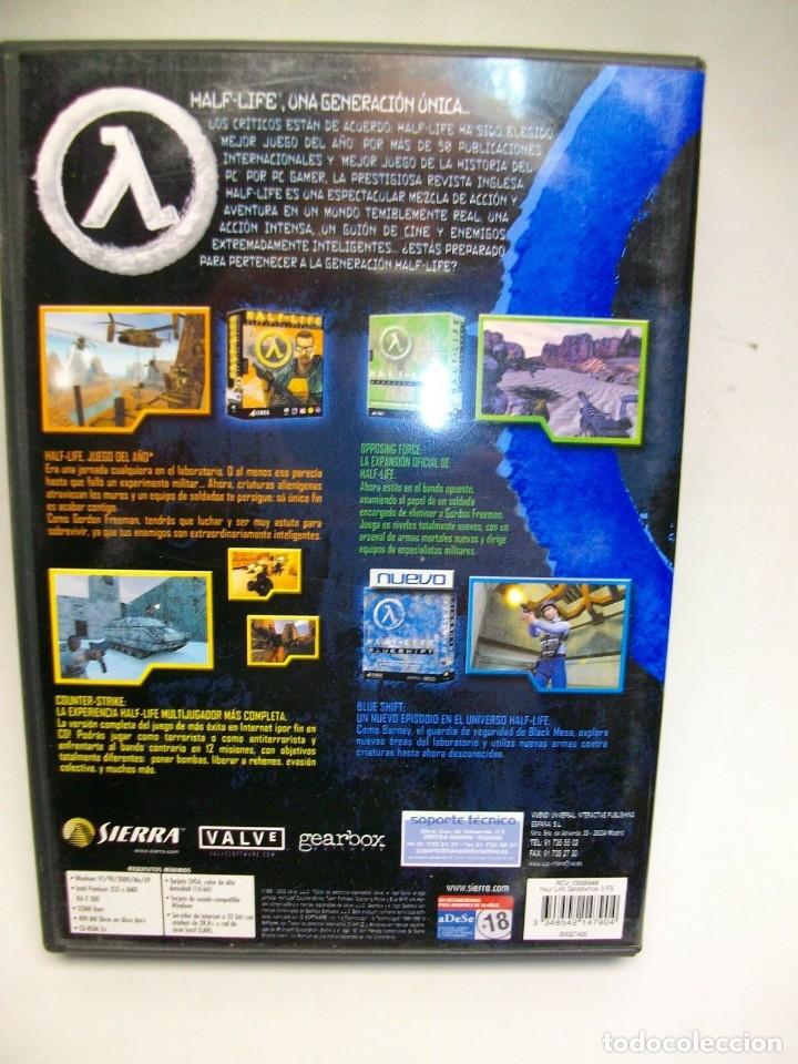 Videojuegos y consolas: HALF-LIVE Generation 4 CDs JUEGO de PC Pal ESPA&Ntilde;OL - Foto 4