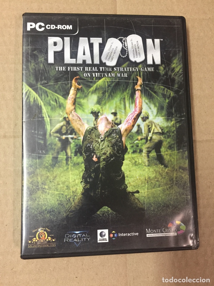 Videojuegos y consolas: PLATOON, juego para PC, disco como NUEVO - Foto 1