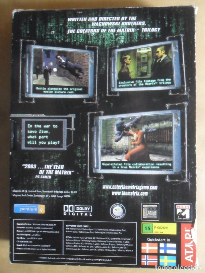 Videojuegos y consolas: PC CD-ROM - 2 DISCOS - ENTER THE MATRIX - CON INSTRUCCIONES - - Foto 4