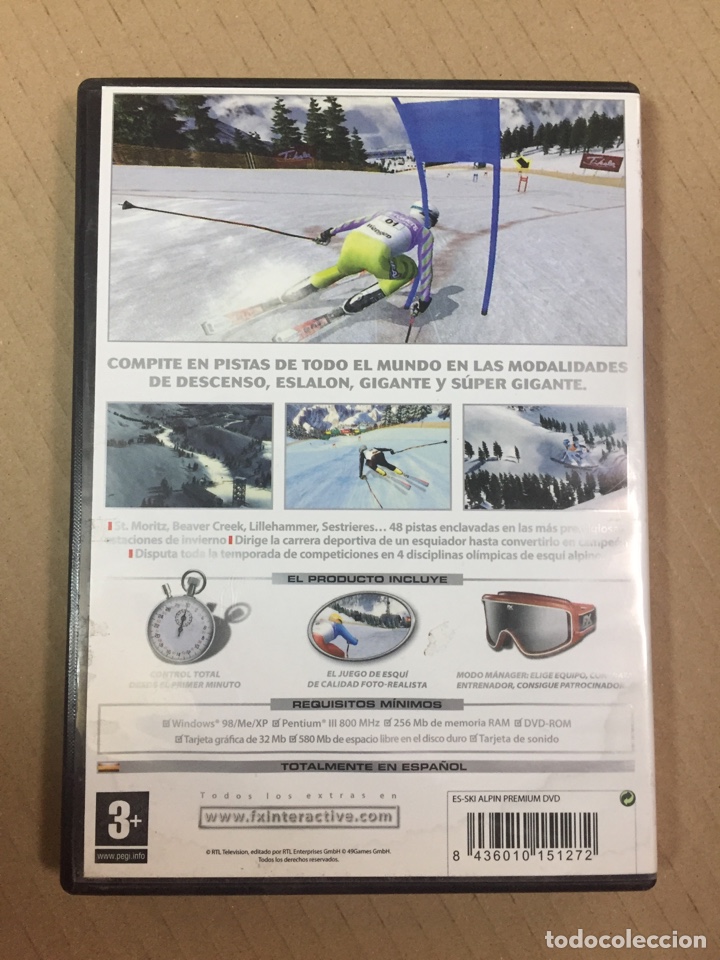 Videojuegos y consolas: SKI ALPIN, JUEGO PC, disco COMO NUEVO - Foto 2