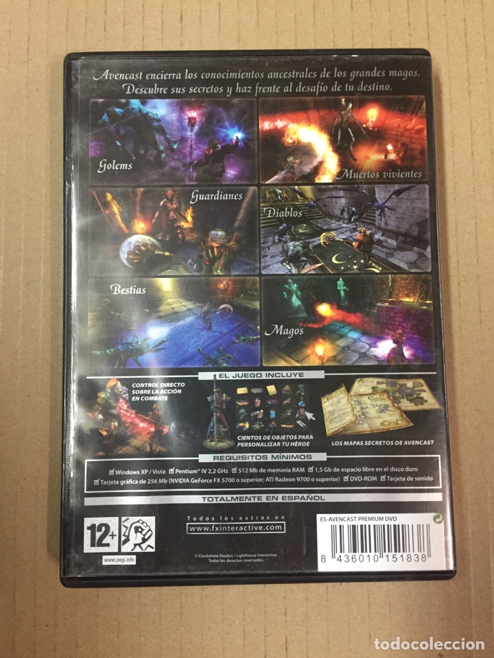 Videojuegos y consolas: AVENCAST, JUEGO PC, DISCO COMO NUEVO. ESTA COMPLETO - Foto 2