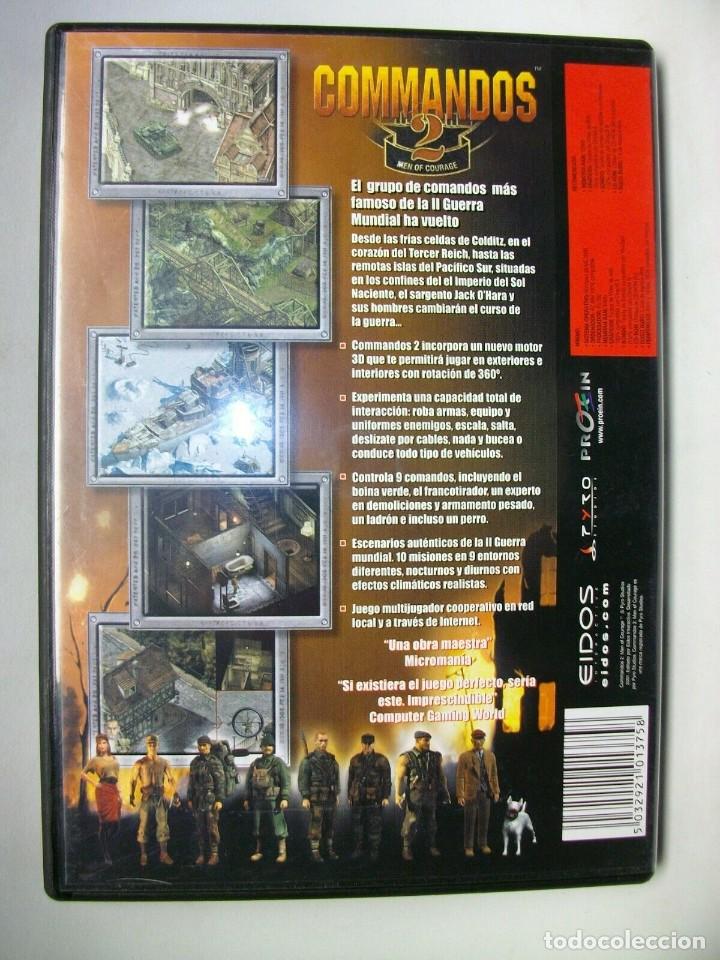 Videojuegos y consolas: COMMANDOS 2 MEN OF COURAGE JUEGO de PC - Foto 3