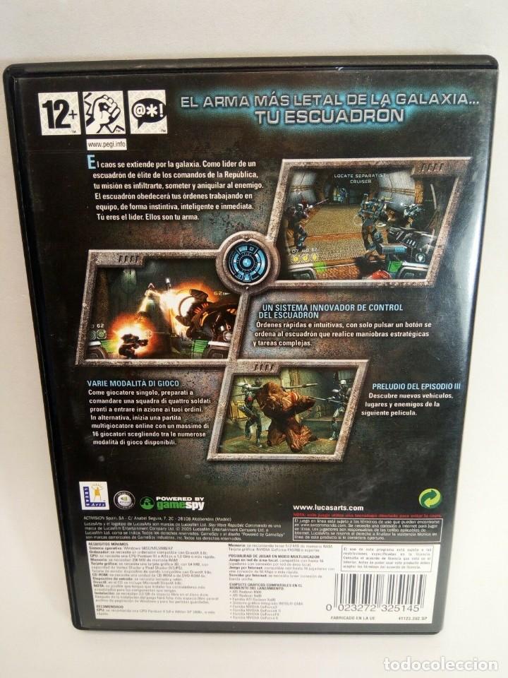 Videojuegos y consolas: STAR WARS REPUBLIC COMMANDO JUEGO de PC PAL de LUCASARTS - Foto 2