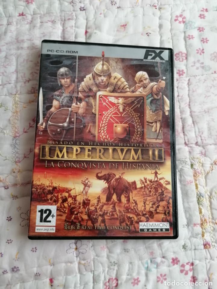 Videojuegos y consolas: IMPERIUM II LA CONQUISTA DE HISPANIA - JUEGO PC CD ROM - Foto 1
