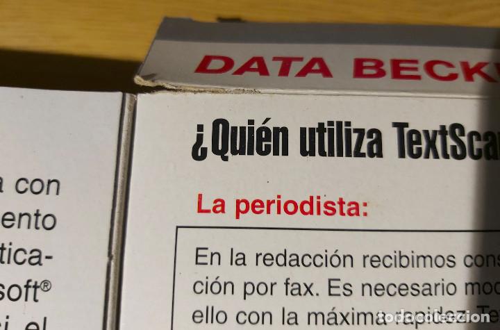Videojuegos y consolas: TextScan 2000 - Data Becker Software PC - Foto 5