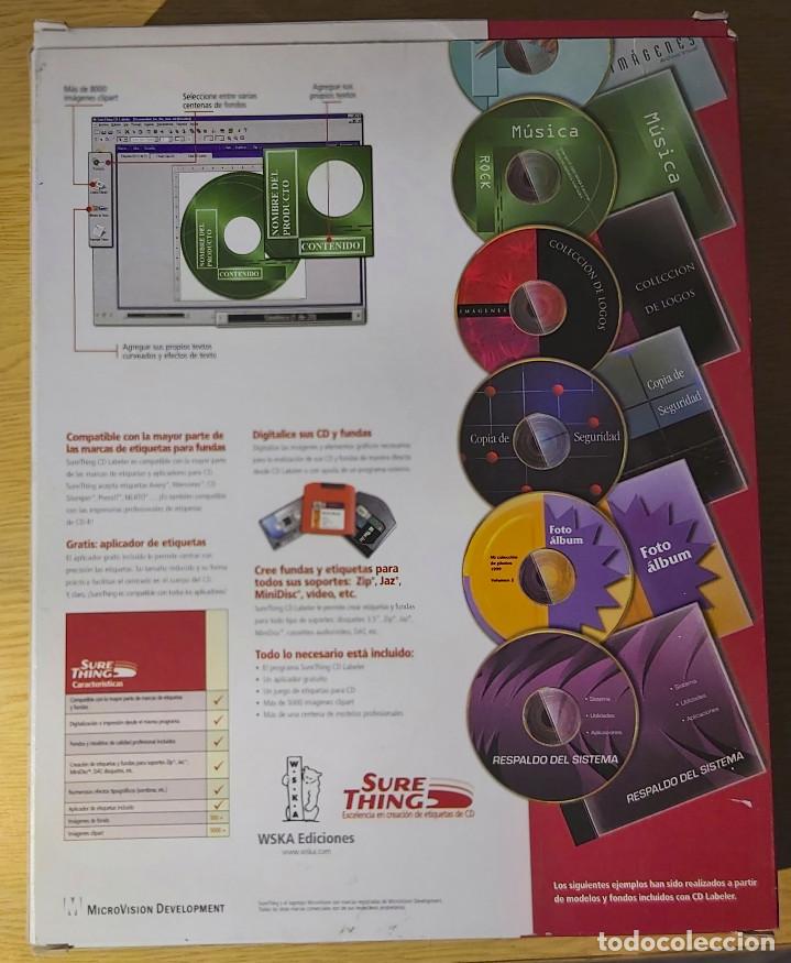 Videojuegos y consolas: SureThing cd Laberler Deluxe - Software PC - Etiquetador de CD - Foto 4