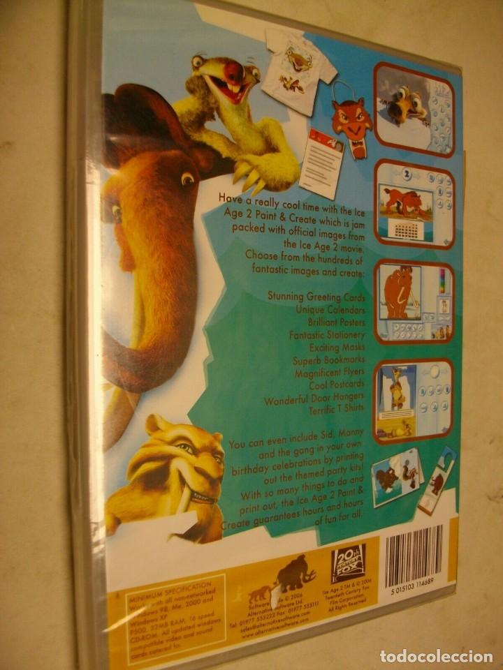 Videojuegos y consolas: ICE AGE 2 THE MELTDOWN PAINT & CREATE JUEGO para PC - Foto 2