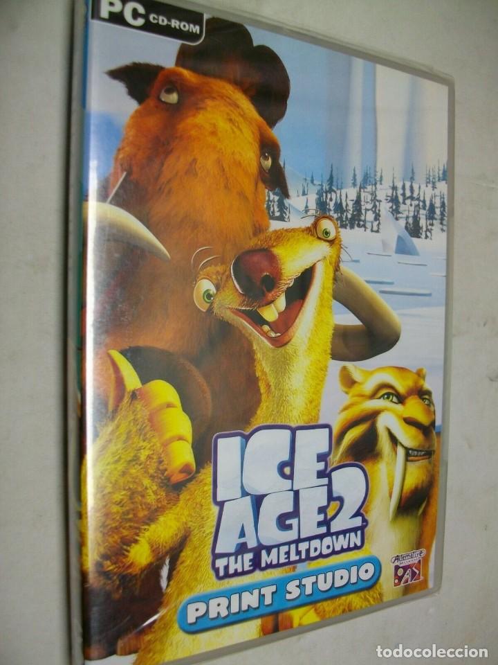Videojuegos y consolas: ICE AGE 2 THE MELTDOWN PRINT STUDIO JUEGO para PC - Foto 1