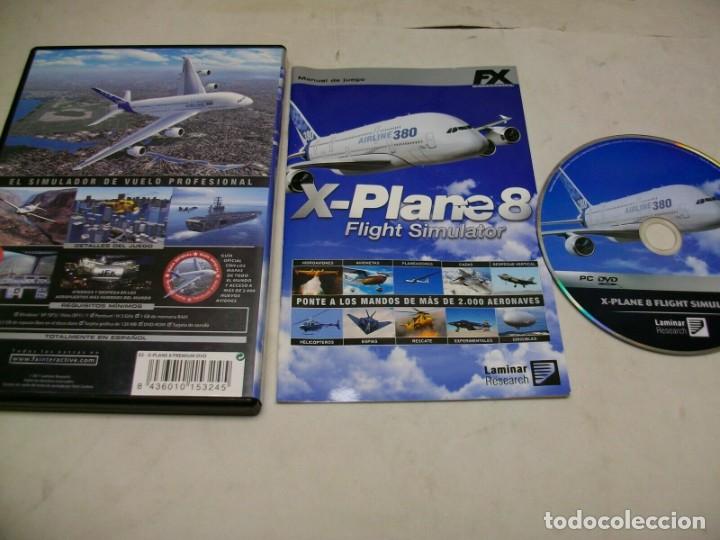 Videojuegos y consolas: X-PLANE 8 FLIGHT SIMULATOR JUEGO de PC EDICI&Oacute;N ORIGINAL - Foto 1