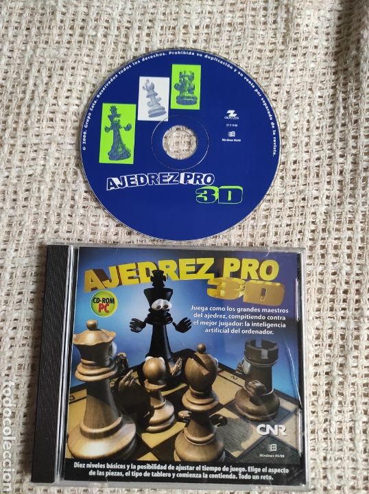 Videojuegos y consolas: JUEGO PC - JUEGO AJEDREZ PRO 3 D CD ROM PC - Foto 1