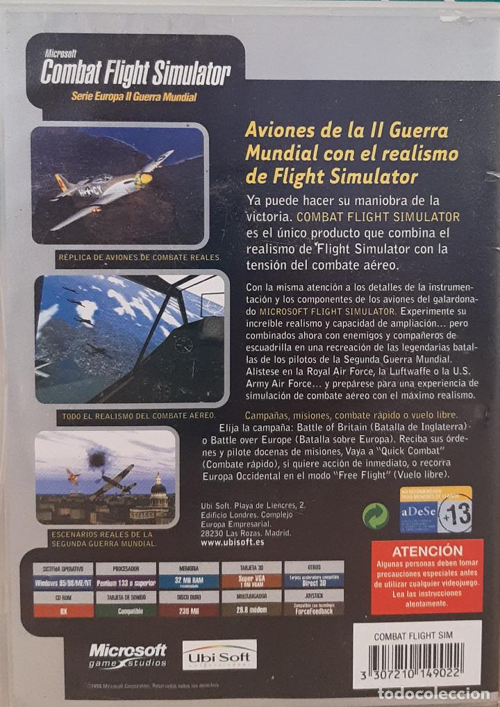 Videojuegos y consolas: MICROSOFT COMBAT FLIGHT SIMULATOR (CODEGAME LIMITED). JUEGO PARA PC. USADO, BUEN ESTADO. - Foto 3