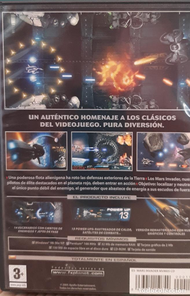 Videojuegos y consolas: MARS INVADER. JUEGO PARA PC. USADO, BUEN ESTADO. - Foto 3