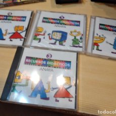 Videojuegos y Consolas: M-44 CD MUSICA LOTE 4 CD RECURSOS DIDACTICOS ANAYA CD Y CDROM PC. Lote 280604223