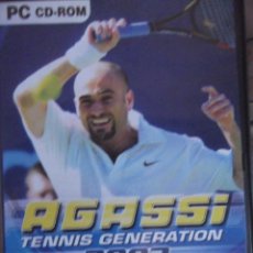 Videojuegos y Consolas: PC CD-ROM ” AGASSI ” TENNIS GENERATION 2002. Lote 283299953