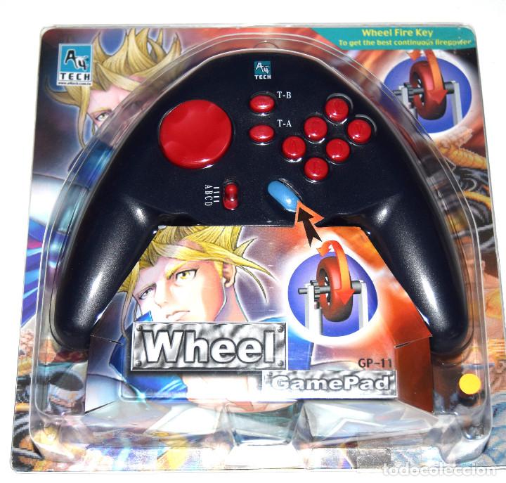 Videojuegos y consolas: Mando para PC DB15 A4Tech Wheel Gamepad Nuevo - Foto 2