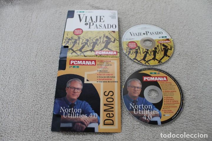 Videojuegos y consolas: PCMANIA CD VIAJE AL PASADO Y NORTON UTILITIES 4.0 PC - Foto 1