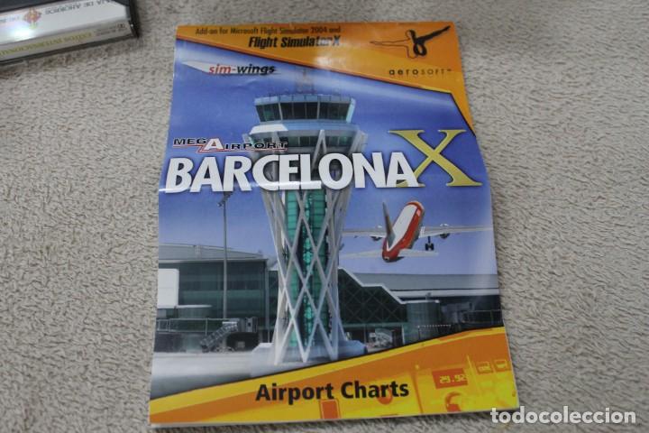 Videojuegos y consolas: MEGA AIRPORT BARCELONA FLIGHT SIMULATOR JUEGO PC - Foto 4