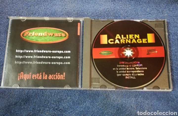 Videojuegos y consolas: Alien carnage. Juego de pc - Foto 2
