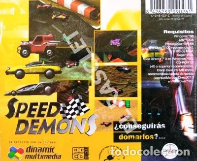 Videojuegos y consolas: PC CD-ROM -SPEED DEMONS - CON INTRUCIONES - Foto 4
