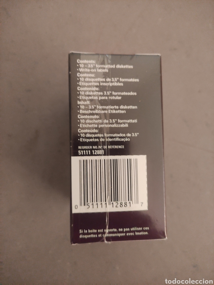 Videojuegos y consolas: Caja nueva disquete 3 1/2 - Foto 2