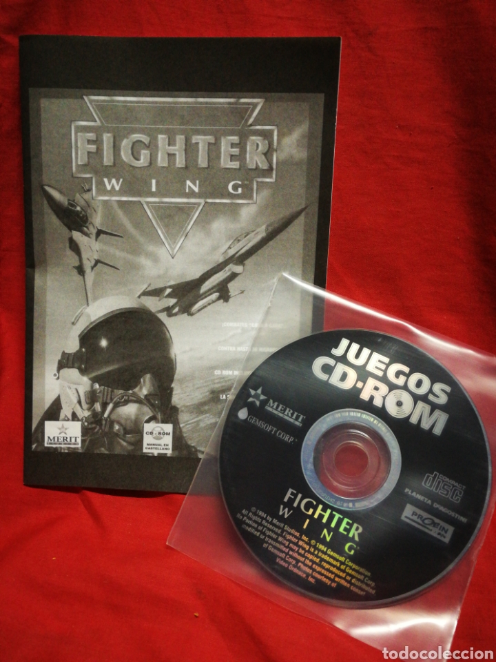 Videojuegos y consolas: FIGHTER WING- PC CD-ROM, M&Egrave;RIT STUDIOS, CON MANUAL. 1994. - Foto 1