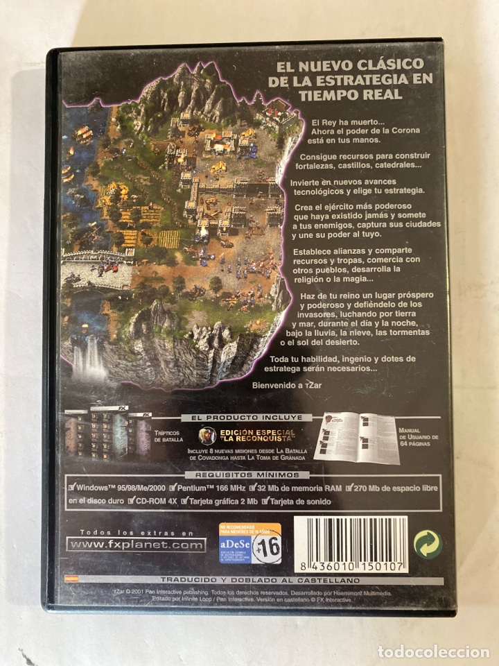 Videojuegos y consolas: TZAR EL PODER DE LA CORONA-EDICION ESPECIAL LA RECONQUISTA - Foto 2