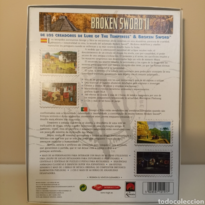 Videojuegos y consolas: Broken Sword II juego para PC 1998 - Foto 5