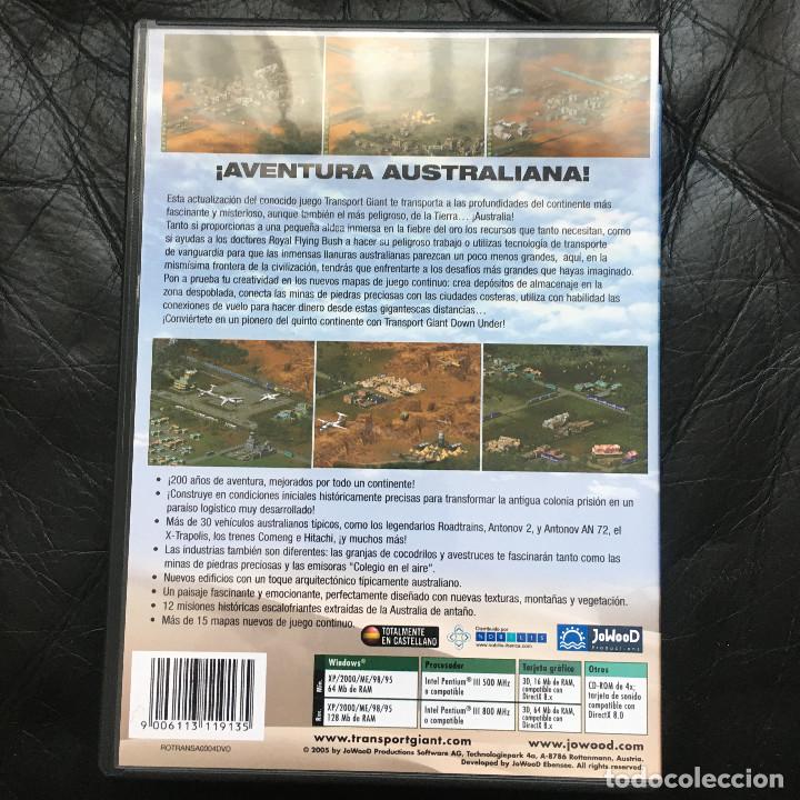 Videojuegos y consolas: TRANPORT GIANT DOWN UNDER PC - Foto 2