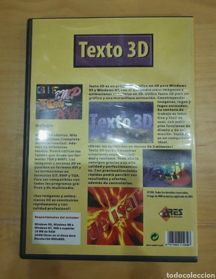 Videojuegos y consolas: CD - Texto 3D - Foto 3