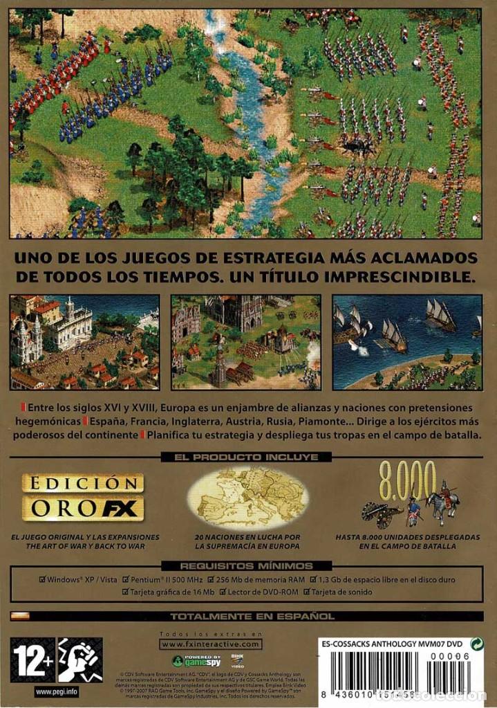 Videojuegos y consolas: Cossacks Anthology. Edici&oacute;n de Oro. PC - Foto 2