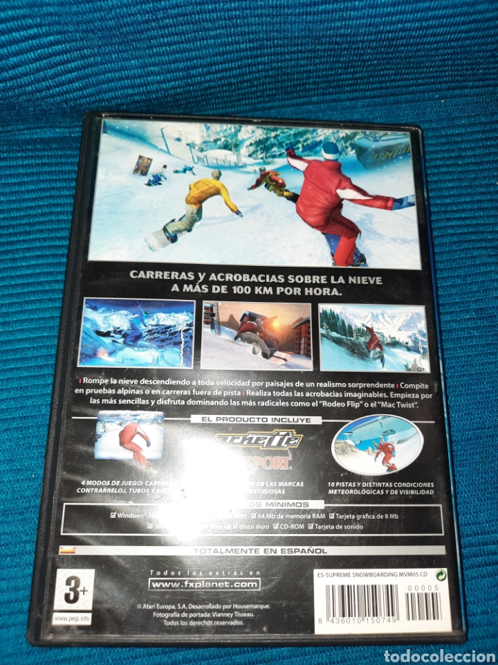 Videojuegos y consolas: PC CD-ROM SUPREME NOWBOARDING, ATARY. ESPA&Ntilde;OL - Foto 2