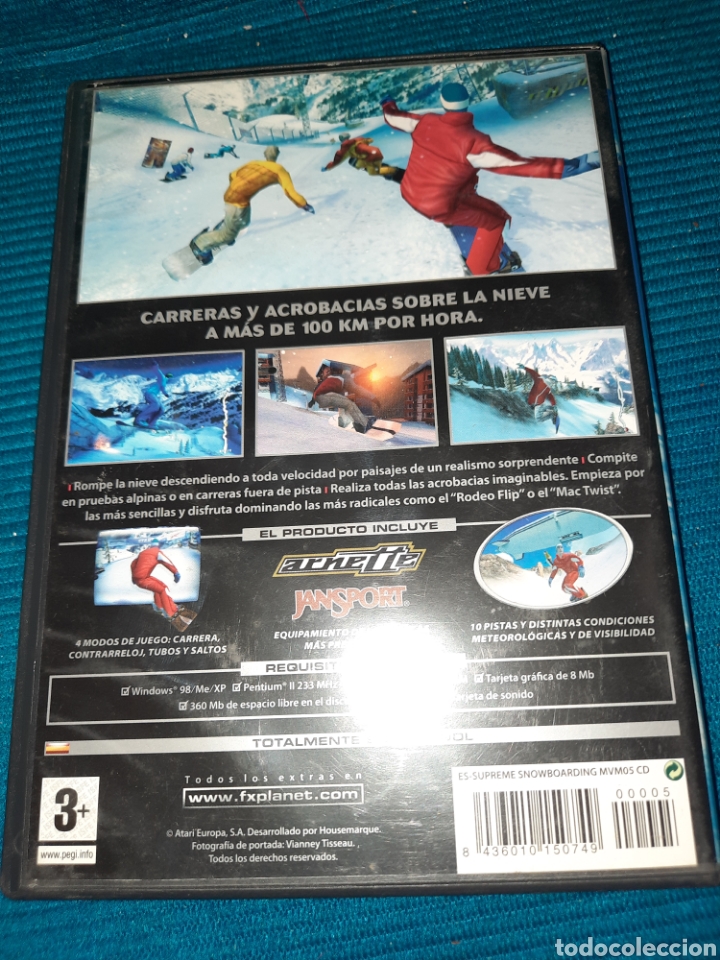 Videojuegos y consolas: PC CD-ROM SUPREME NOWBOARDING, ATARY. ESPA&Ntilde;OL - Foto 4
