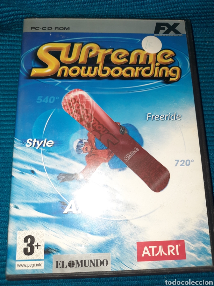 Videojuegos y consolas: PC CD-ROM SUPREME NOWBOARDING, ATARY. ESPA&Ntilde;OL - Foto 1