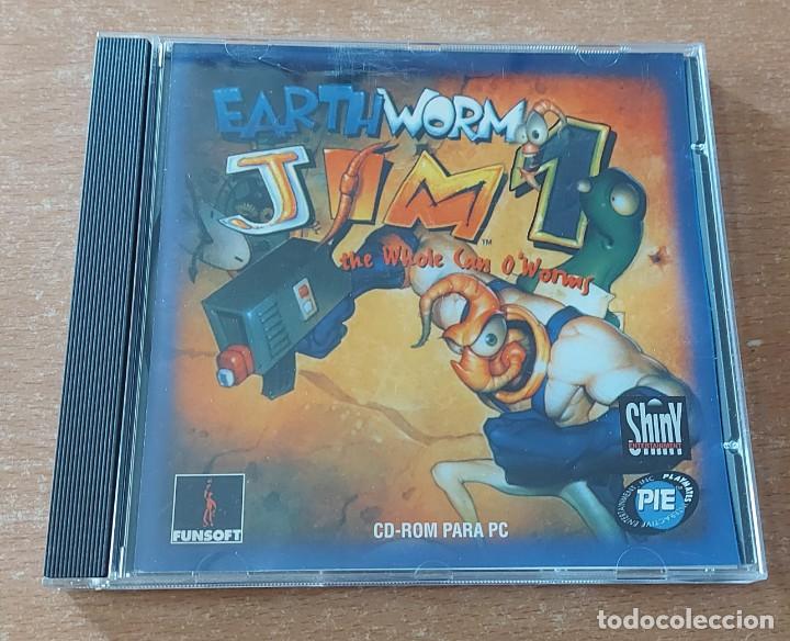 Videojuegos y consolas: EARTH WORM JIM 1 PC ESPA&Ntilde;A FUNSOFT - Foto 1