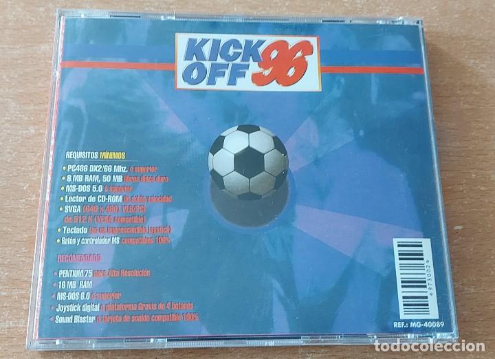 Videojuegos y consolas: KICK OFF 96 PC ANCO - Foto 2