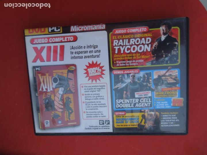 Videojuegos y consolas: MICROMANIA N&ordm; 144- XIII - DVD PC - Foto 1