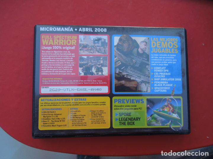 Videojuegos y consolas: MICROMANIA N&ordm; 159- FULL SPECTRUM WARRIOR - DVD PC - Foto 2