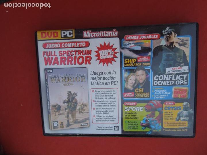 Videojuegos y consolas: MICROMANIA N&ordm; 159- FULL SPECTRUM WARRIOR - DVD PC - Foto 1