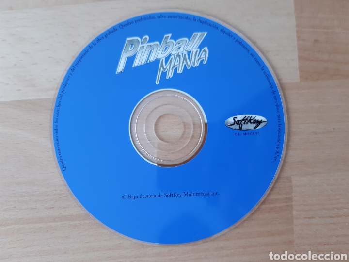 Videojuegos y consolas: Juego CD pinball man&iacute;a (sin caja) - Foto 1
