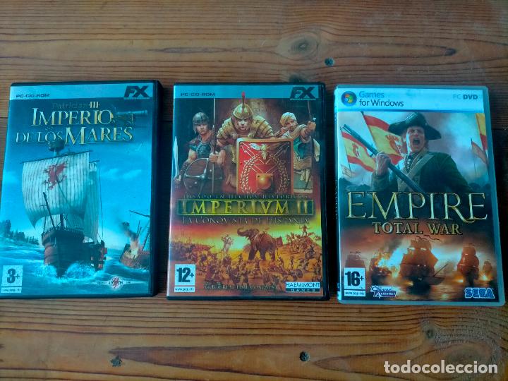 Videojuegos y consolas: pack imperio de los mares + imperium II 2 + empire total war - Foto 1